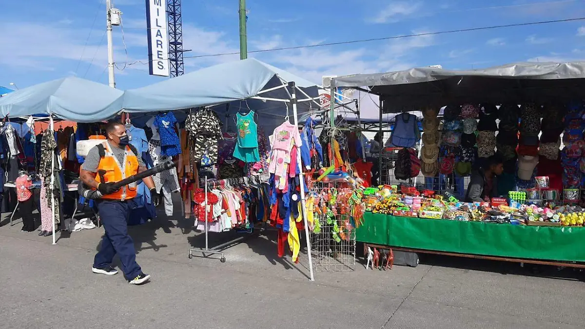 desinfeccion de tianguis